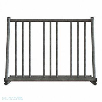 MADRAX Bike Rack Sil 29-3/4 H Holds (6) Bikes, 415C64