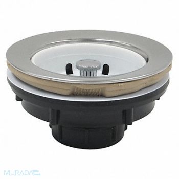 PERFECT PUTTY Plastic SS Basket Strainer 4-1/2in, 415F41