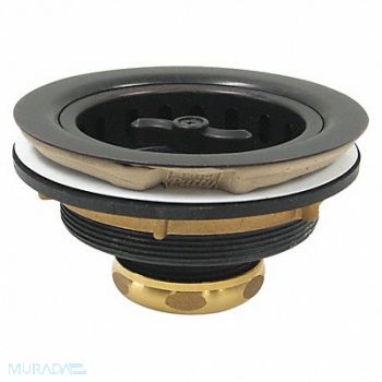 PERFECT PUTTY Brass SS Basket Strainer 5in, 415F60