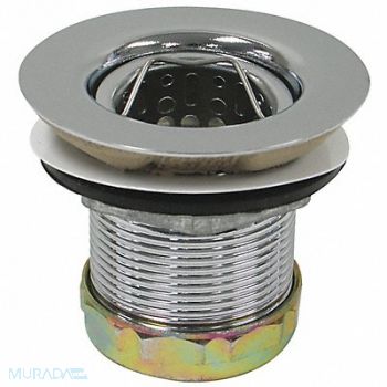 PERFECT PUTTY Brass SS Basket Strainer 3-1/2in, 415F62