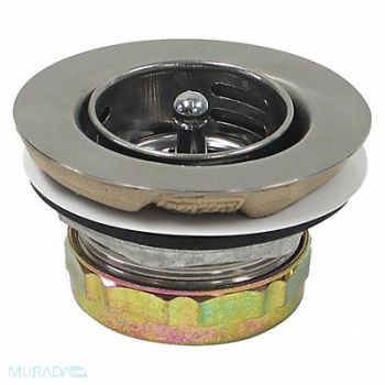 PERFECT PUTTY Brass SS Basket Strainer 3in, 415F64