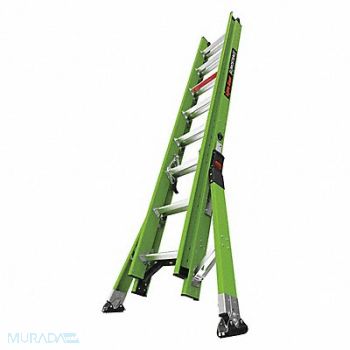 LITTLE GIANT Extension Ladder 375 lb Ld Cap. IAA Type, 415F66