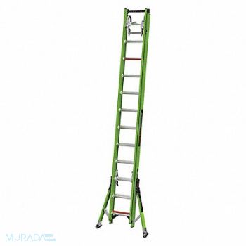 LITTLE GIANT Extension Ladder 375 lb Ld Cap. IAA Type, 415F82