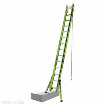 LITTLE GIANT Extension Ladder 375 lb Ld Cap. IAA Type, 415F88