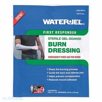 WATERJEL Burn Dressing Sterile 16 L 4 W PK7, 415J24