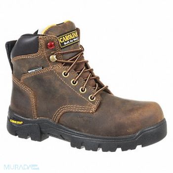 CAROLINA SHOE 6 Work Boot 11 M Brown Composite PR, 416F62