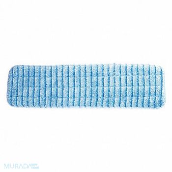 MICROFIBER TECHNOLOGIES Mop Pad Blue Microfiber PK12, 416J13