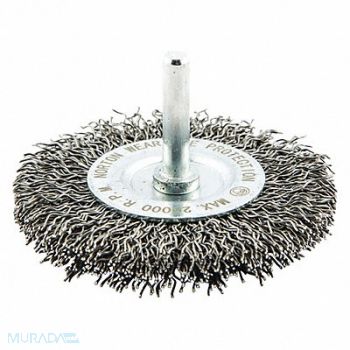 NORTON Crimped Wire End Brush 1 L Trim, 416L94