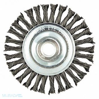 NORTON Wire Wheel Brush Arbor Hole Mount, 416M29