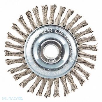 NORTON Wire Wheel Brush Arbor Hole Mount, 416M32