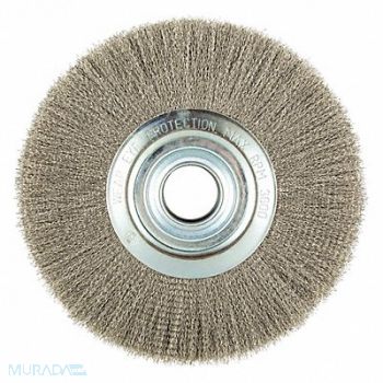NORTON Wire Wheel Brush Arbor Hole Mount, 416M34