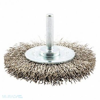 NORTON Wire Wheel Brush Shank Mount 3/4, 416M35