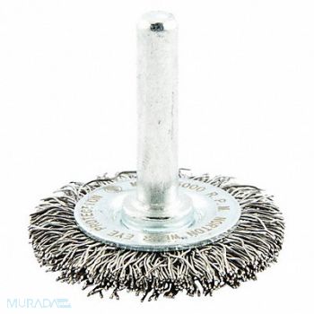 NORTON Wire Wheel Brush Shank Mount 1/4 L Trim, 416M41