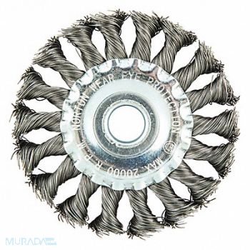 NORTON Wire Wheel Brush Arbor Hole Mount, 416M55