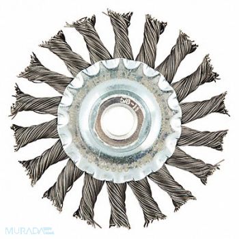 NORTON Wire Wheel Brush Arbor Hole Mount, 416M60