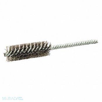 NORTON Double Spiral Tube Brush 3/4 Brush Dia, 416M62