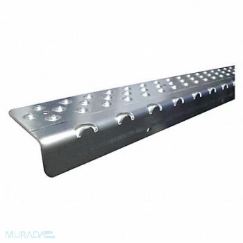 HANDI TREADS Stair Nosing Silver 36 W 2-3/4 D, 417T93