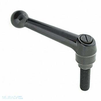 GRAINGER APPROVED Adjustable Handle 1/2 -13 Zinc, 418Z30