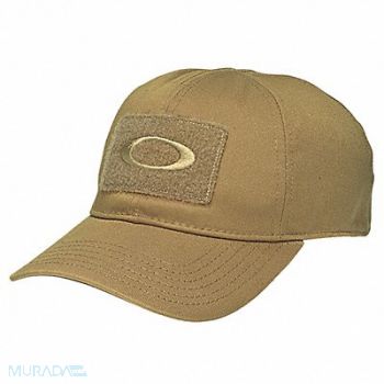 OAKLEY Baseball Hat Cap Brn L/XL 7-3/8 Hat Size, 417Y11