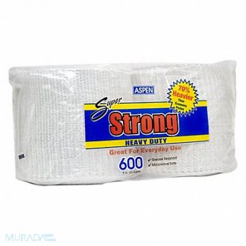 GRAINGER APPROVED Disposable Paper Plate 9 in White PK600, 20VG85