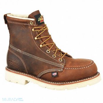 THOROGOOD SHOES 6 Work Boot 14 D Brown Steel PR, 418G19