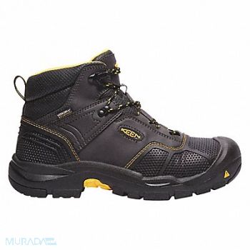 KEEN 6 Work Boot 12 EE Black Steel PR, 418L55
