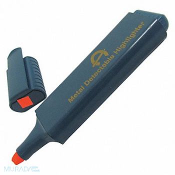 DETECTAMET INC. Highlighter Orange Ink PK5, 52HV50