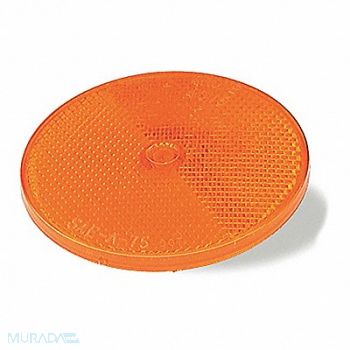 GROTE Reflector Round Yellow 3-5/16 L, 419J27