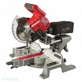 MILWAUKEE Cordless Miter Saw 5000 RPM 18.0VDC, 419J62