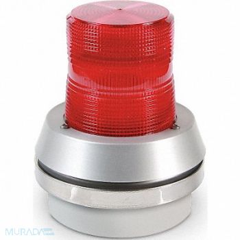 EDWARDS SIGNALING Horn Strobe Red Cast Aluminum 120VAC, 41A009