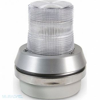 EDWARDS SIGNALING Horn Strobe White Cast Aluminum 24VDC, 41A005