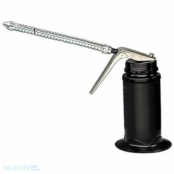 LUBRIMATIC Pistol Oiler 6oz 1/4in-28 Thread Steel, 41AA62