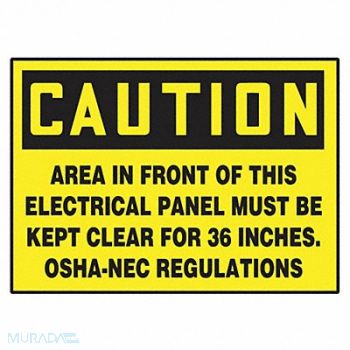 ACCUFORM Safety Label 3 1/2 inx5 in Vinyl PK5, 41CM81