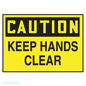 ACCUFORM Safety Label 3 1/2 inx5 in Vinyl PK5, 41CM83