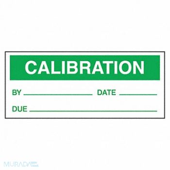 ACCUFORM Calibration Label 1-1/2inW x 5/8inH PK25, 41CM84