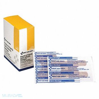 FIRST AID ONLY Knuckle/Fingertp Band Fabrc 1-1/2 W PK50, 41CP96