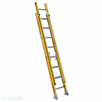 WERNER Extension Ladder Fiberglass 16 ft IAA, 41D258