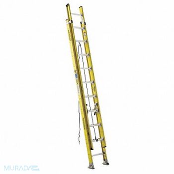WERNER Extension Ladder Fiberglass 20 ft IAA, 41D259