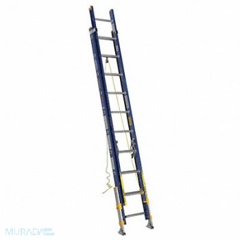 WERNER Extension Ladder Fiberglass 17 ft IA, 41D268