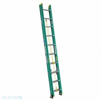 WERNER Extension Ladder Fiberglass 20 ft II, 41D277