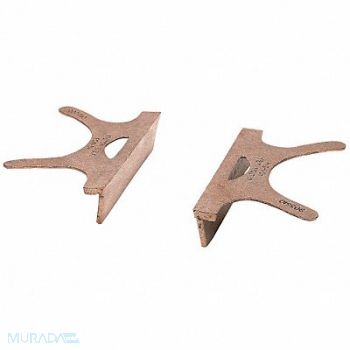 WILTON Replace. Vise Jaw Copper Incl. Pair PR, 41D424