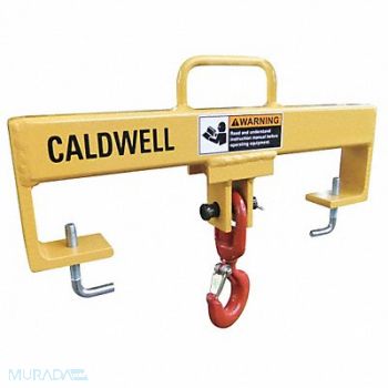 CALDWELL Forklift Beam Swivel Hook Cap 4000 lb., 41D513