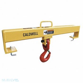 CALDWELL Forklift Beam Swivel Hook Cap 10 000 lb, 41D517