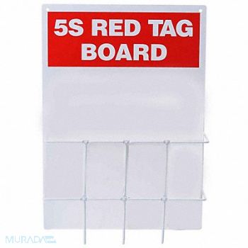 BRADY Red Tag Binder Station No Binder, 41F343