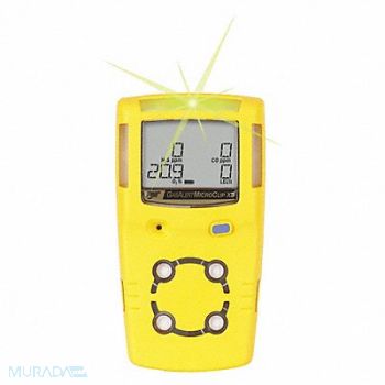 BW TECHNOLOGIES Multi-Gas Detector 2 Gas O2 CO Yellow, 48PH48
