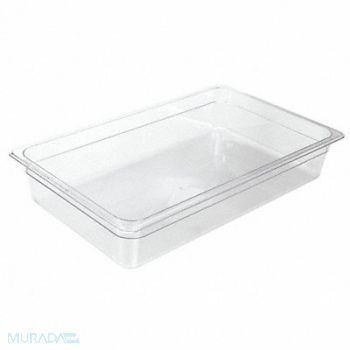 CRESTWARE Food Pan Polycarbonate Full 20-3/4 In, 41G542