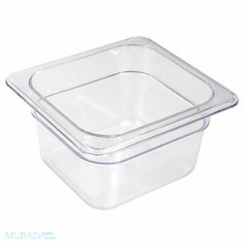 CRESTWARE Food Pan Polycarbonate Sixth 7 In, 41G558