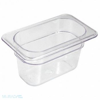 CRESTWARE Food Pan Polycarbonate Ninth 7 In, 41G560