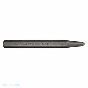 MAYHEW SELECT Center Punch 6 in L Steel Shot Blast, 41GK27