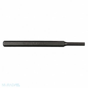 MAYHEW PRO Pin Punch 5-3/4in L 1/4in Tip Steel BO, 41GK38